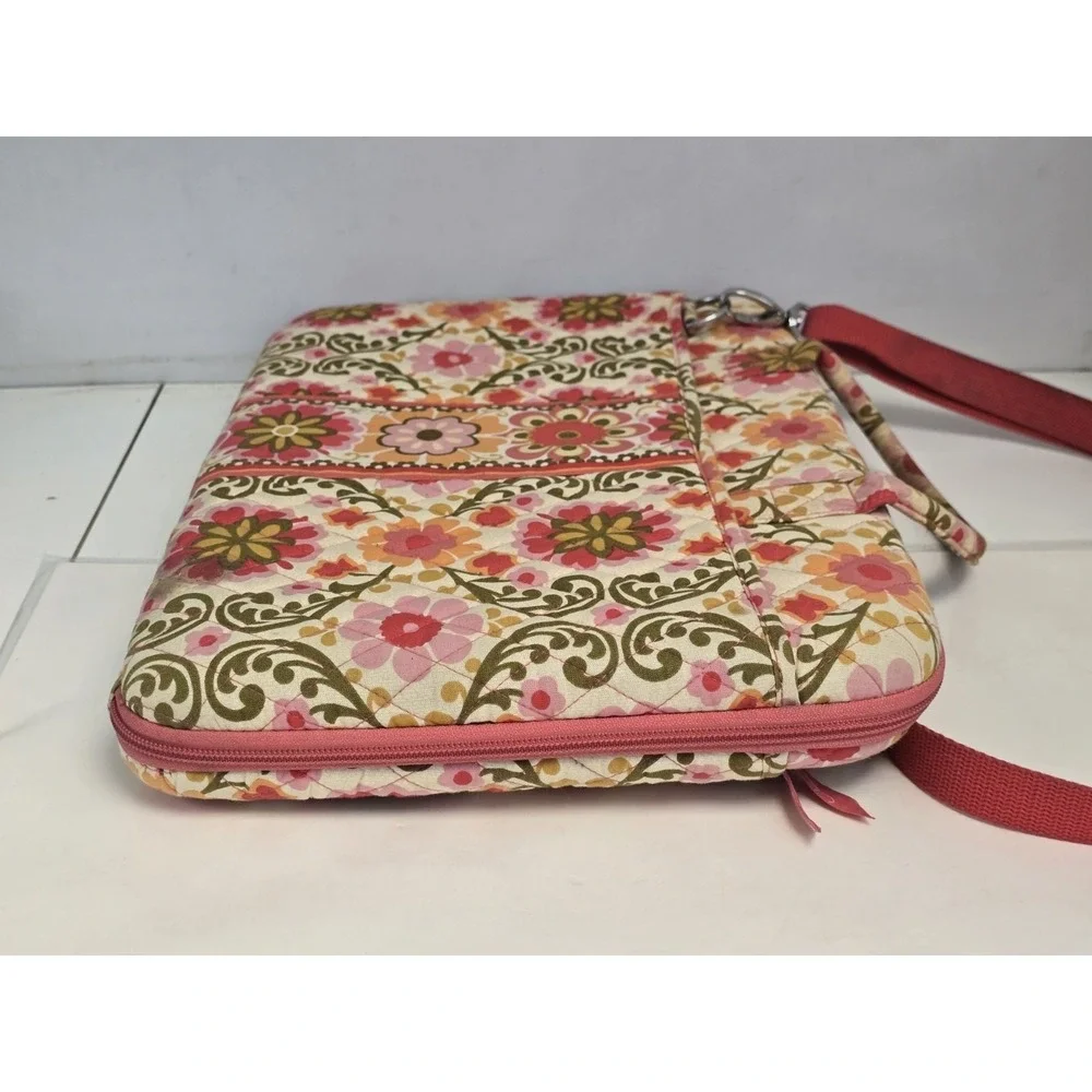 Vera Bradley Hard Shell Laptop Computer Case Bag‎ Folkloric Retired Strap VTG
